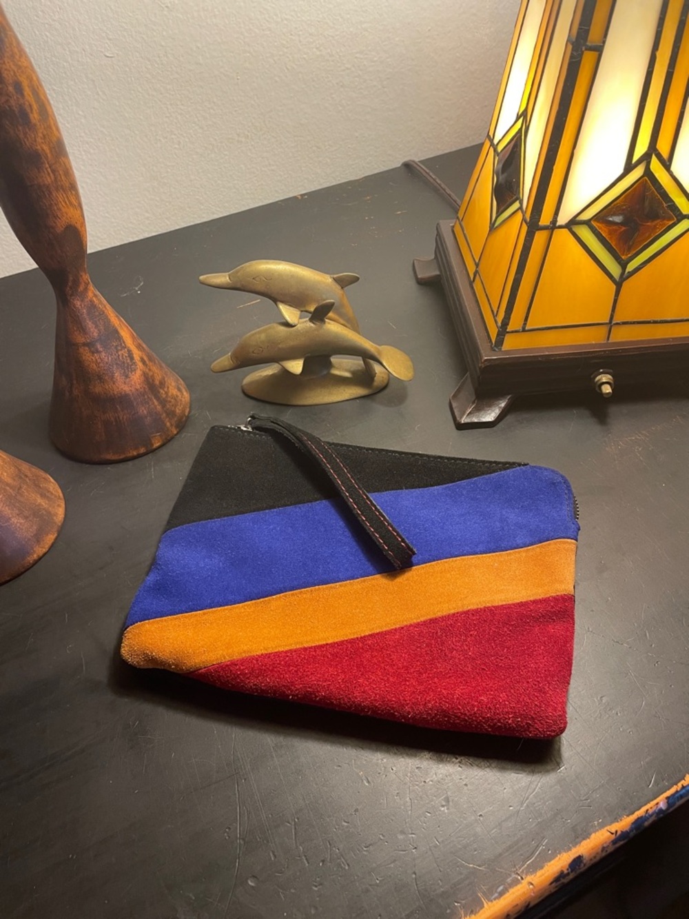 Patricia Nash Suede Wristlet